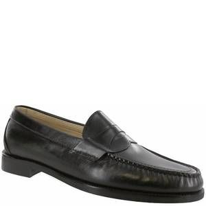 NEW SAS men's penny 40 slip on loafer - slim width in black